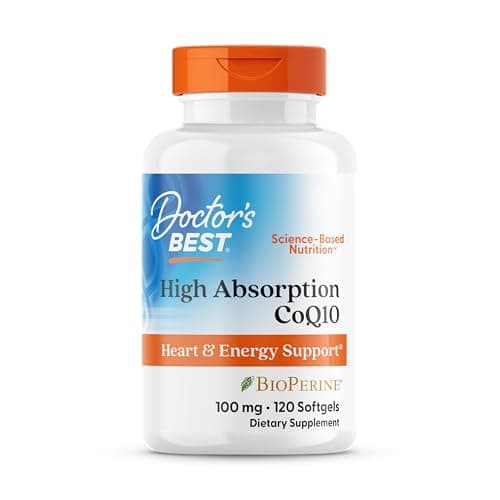 Doctor's Best High Absorption CoQ10 100 mg with BioPerine (120 softgels)