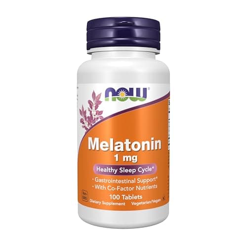 NOW Foods Melatonin 1 mg with Co-Factor Nutrients (100 tablets)