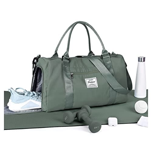 Versatile tote-duffel Gym Bag with Shoe Compartment and Wet Pocket (Tote-Duffel)