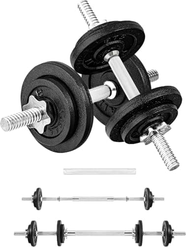 Yes4All — Yes4All Adjustable Dumbbell Set (40 lb Pair + Connector)