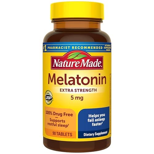 Nature Made Melatonin 5 mg Extra Strength (90 tablets)