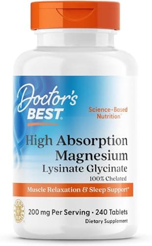 Doctor's Best — High Absorption Magnesium Glycinate/Malate
