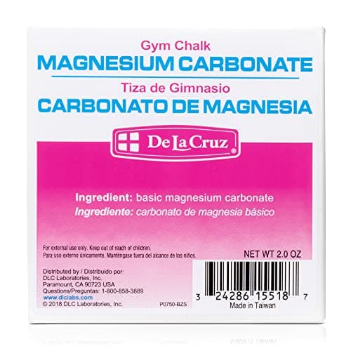 De La Cruz De La Cruz Magnesium Carbonate Gym Chalk (1 Block)