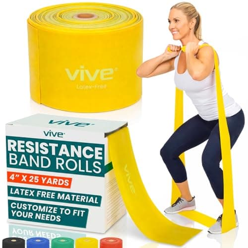 Vive Health — Latex-Free Exercise Bands (Therapy Roll / Pre-Cut Set)