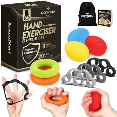 roygra roygra Grip Strength Trainer (8-Pack Set)