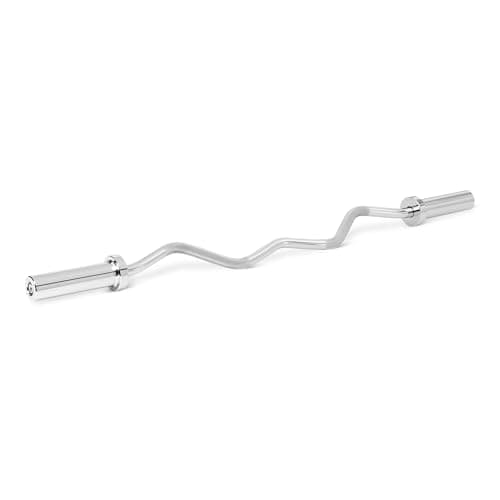 Amazon Basics — Amazon Basics Olympic Curl Bar (47", Chrome)