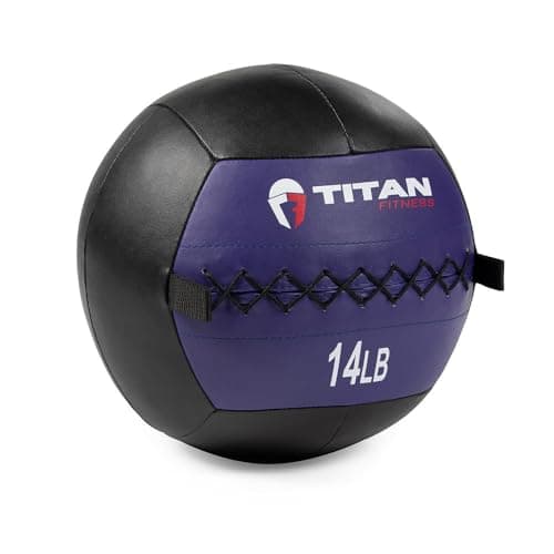 Titan Fitness Titan Fitness Soft Leather Medicine Wall Ball (14 lb)