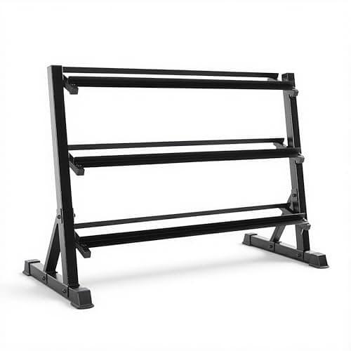 CAP Barbell — CAP 51-Inch 3-Tier Hex Dumbbell Rack