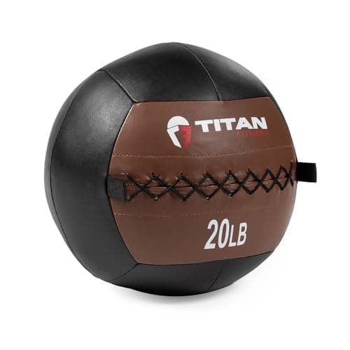 Titan Fitness Titan Fitness Soft Leather Medicine Wall Ball (20 lb)