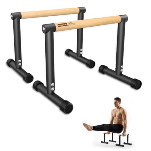 SNADER SNADER Wood Parallettes (12.8 in High)