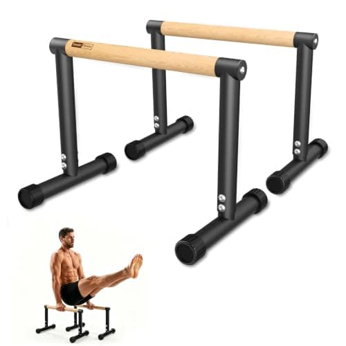 SNADER SNADER Wood Parallettes (Dip Bar & Push-Up Bar)
