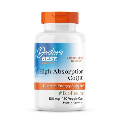 Doctor's Best High Absorption CoQ10 100 mg with BioPerine (120 veggie caps)