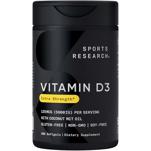Sports Research — Sports Research Vitamin D3 with Coconut Oil