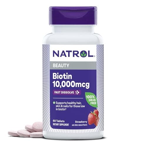 Natrol Biotin 10,000 mcg Fast Dissolve (60 tablets)