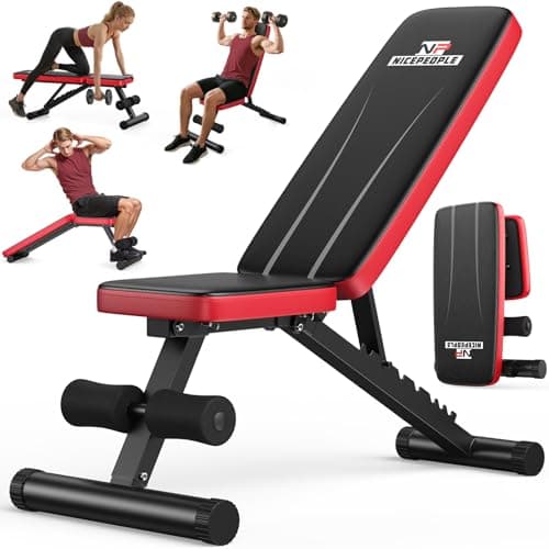 NICEPEOPLE NICEPEOPLE Compact Adjustable Weight Bench