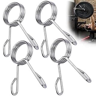 2-Pair Spring-Clip Set Spring Clip Barbell Collars (2 Pairs)