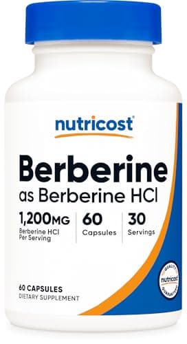 Nutricost Berberine HCl 1200 mg (60 vegetarian capsules)