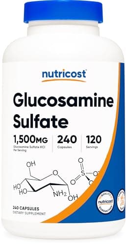 Nutricost — Glucosamine Sulfate 1500 mg, 240 Capsules
