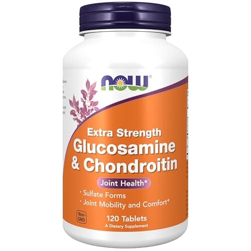 NOW Foods Glucosamine & Chondroitin Extra Strength (Sulfate Forms), 120 Tablets