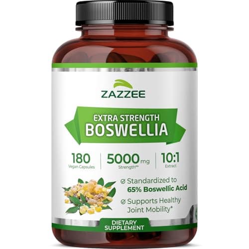 Zazzee Extra Strength Boswellia 10:1 Extract, 180 Capsules