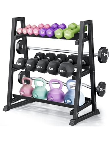 Leteuke Leteuke 3-Tier Dumbbell Rack
