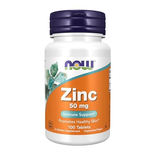 NOW Foods Zinc Gluconate 50 mg (100 tablets)