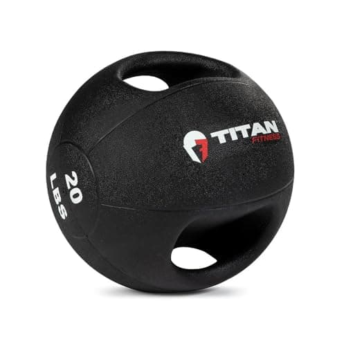 Titan Fitness — Titan Fitness Dual Grip Medicine Ball (20 lb)