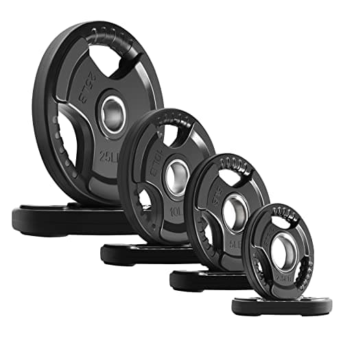 RitFit RitFit Olympic Rubber Grip Weight Plates (2-Inch Set)