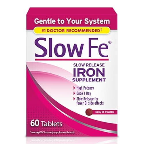 Slow Fe 45 mg Slow Release Iron (60 tablets)