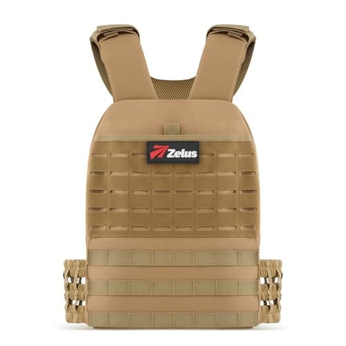 ZELUS ZELUS Weighted Plate Carrier Vest (holds up to 65 lb)