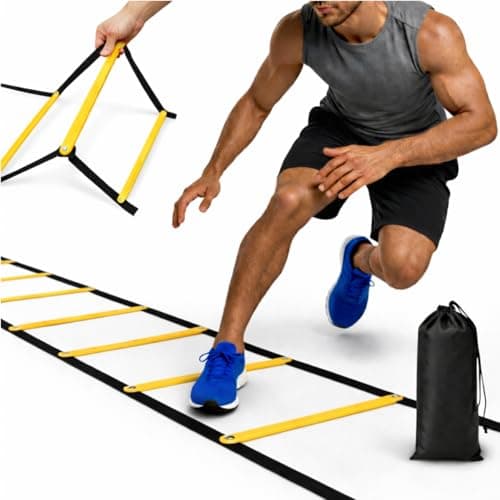 SOFTSOUL SOFTSOUL Tangle-Free Agility Ladder (12 Fixed Rungs)