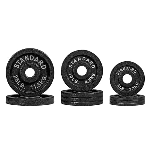 CAP Barbell — CAP Barbell Classic Olympic Cast Iron Weight Plate Set (110 lb)