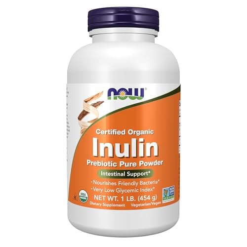 NOW NOW Inulin Prebiotic Pure Powder (Organic)