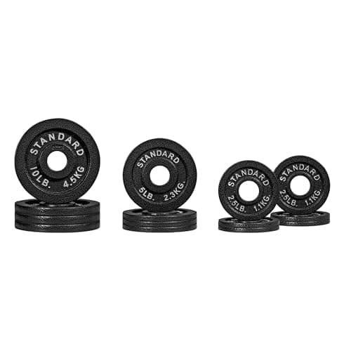 CAP Barbell — CAP Barbell Classic Olympic Cast Iron Weight Plate Set (75 lb)