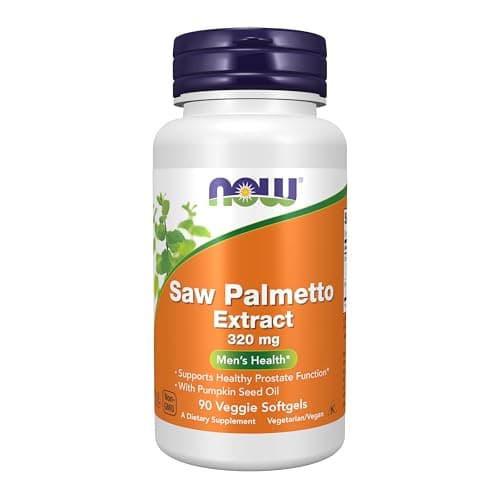 NOW Foods Saw Palmetto Extract 320 mg with Pumpkin Seed Oil (90 veg softgels)