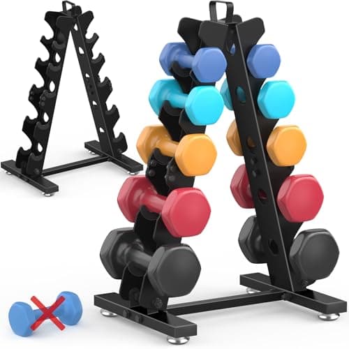 TomCare TomCare 5-Tier A-Frame Dumbbell Rack