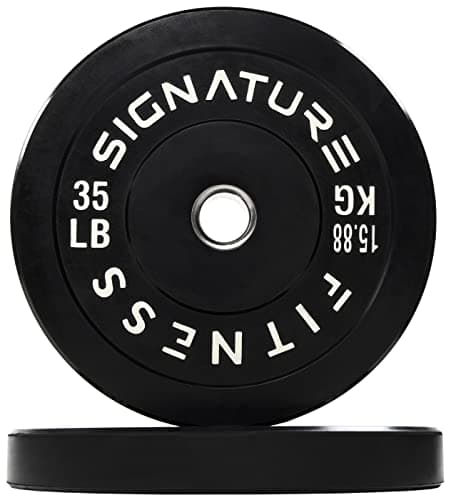 Fitvids Fitvids Olympic Bumper Plates with Steel Hub (35 lb pair)