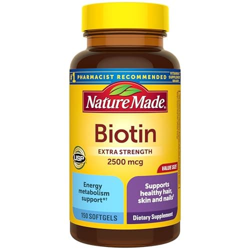 Nature Made Biotin 2500 mcg Extra Strength (150 softgels)