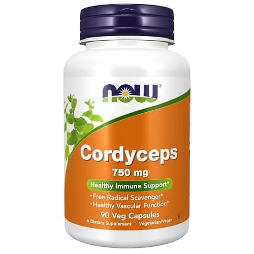 NOW NOW Foods Cordyceps 750 mg (90 Veg Capsules)