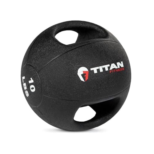 Titan Fitness — Titan Fitness Dual Grip Medicine Ball (10 lb)