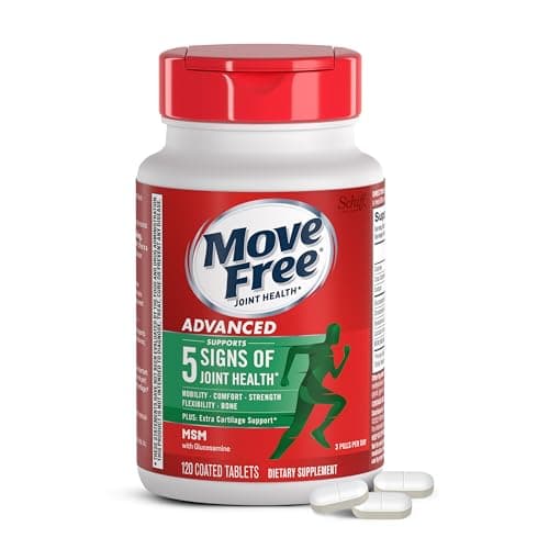 Schiff Move Free Advanced Joint Support (Glucosamine, Chondroitin + MSM), 120 ct