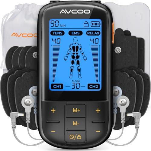 AVCOO AVCOO 3-in-1 TENS Unit (30 Modes, 40 Levels)