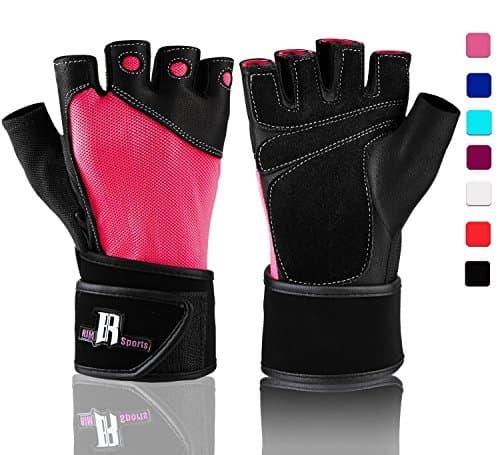 RIMSports RIMSports Premium Leather Weight Lifting Gloves