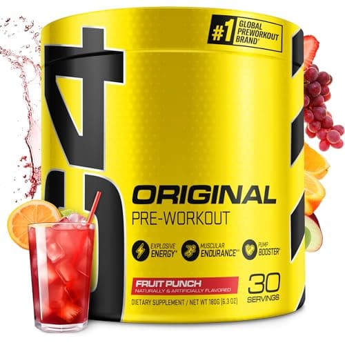 Cellucor C4 Original Pre-Workout (Fruit Punch, 30 servings)