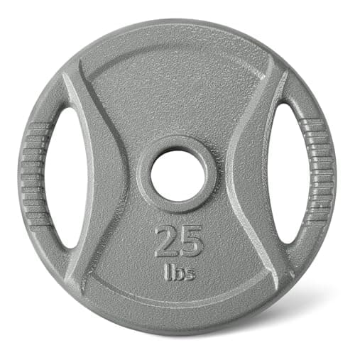 Amazon Basics Amazon Basics 2-Inch Olympic Grip Weight Plate (25 lb)