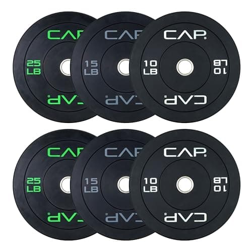 CAP Barbell CAP Economy Olympic Bumper Plate Set (100 lb)