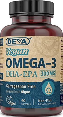 Deva Deva Vegan Omega-3 DHA-EPA (Algae)