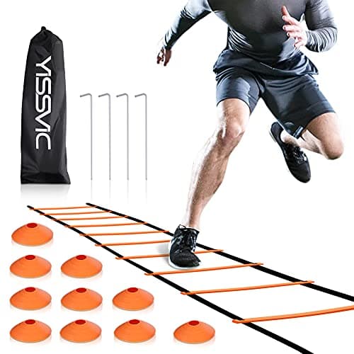 YISSVIC YISSVIC Agility Ladder and Cones (20 ft)